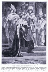 एडवर्ड I AD1274, 1920 का राज्याभिषेक